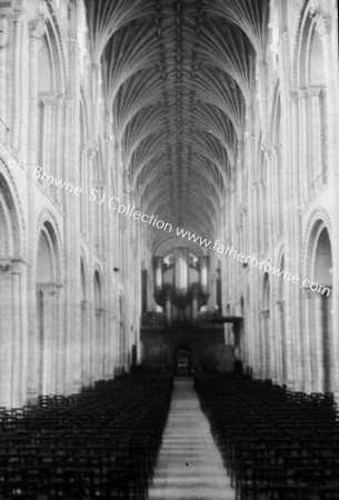 CATHEDRAL NAVE FROM W.END